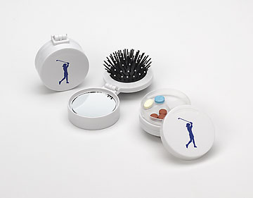SILHOUETTE LADY HAIRBRUSH W/PILL BOX